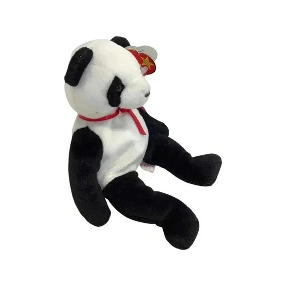 Fortune Bear Retired Ty Beanie Baby. Errors With Tags Rare. Preloved - Picture 5 of 5